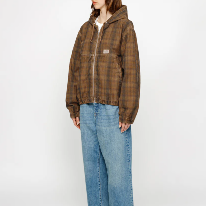 Stüssy Stussy SS24 Unlined Plaid Work Jacket Vintage Loose Fit Hoodie 男女同款 115768-stussy 圖 49