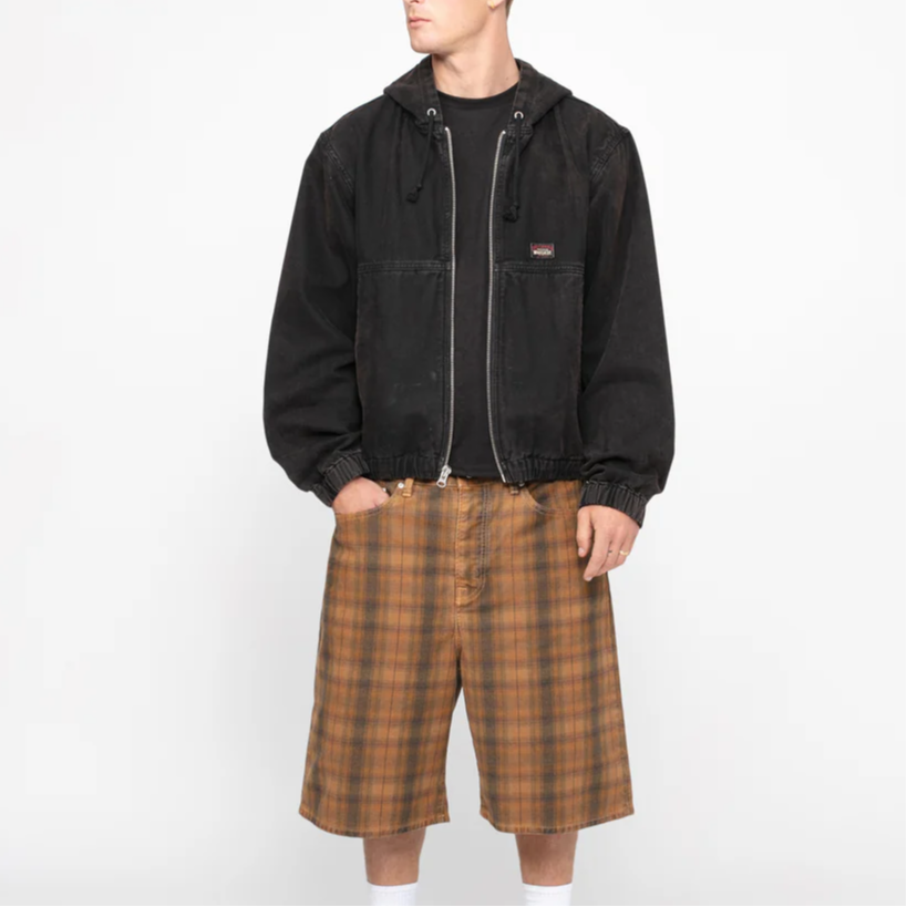 Stüssy Stussy SS24 Unlined Plaid Work Jacket Vintage Loose Fit Hoodie 男女同款 115768-stussy 圖 58