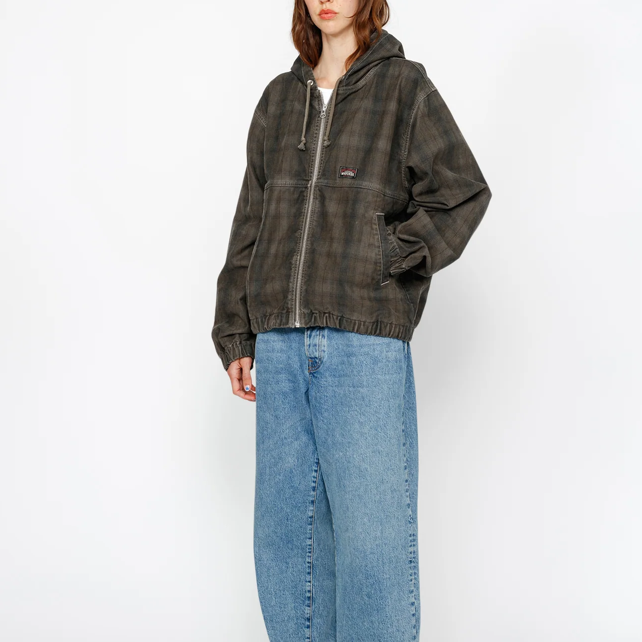 Stüssy Stussy SS24 Unlined Plaid Work Jacket Vintage Loose Fit Hoodie 男女同款 115768-stussy 圖 7