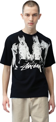 Stüssy Stussy SS24 Vintage Doberman Graphic Tee Unisex Short Sleeve T-Shirt. 1904997 Sizing Stüssy Stussy SS24 Vintage Doberman Graphic Tee Unisex Short Sleeve T-Shirt. 1904997
