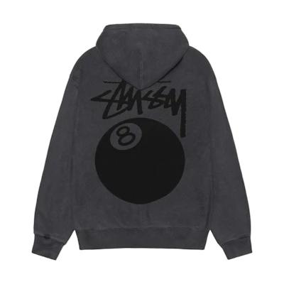 Stüssy Stussy SS24 Vintage Print Loose Zip Hoodie Unisex American Retro Style 1975022