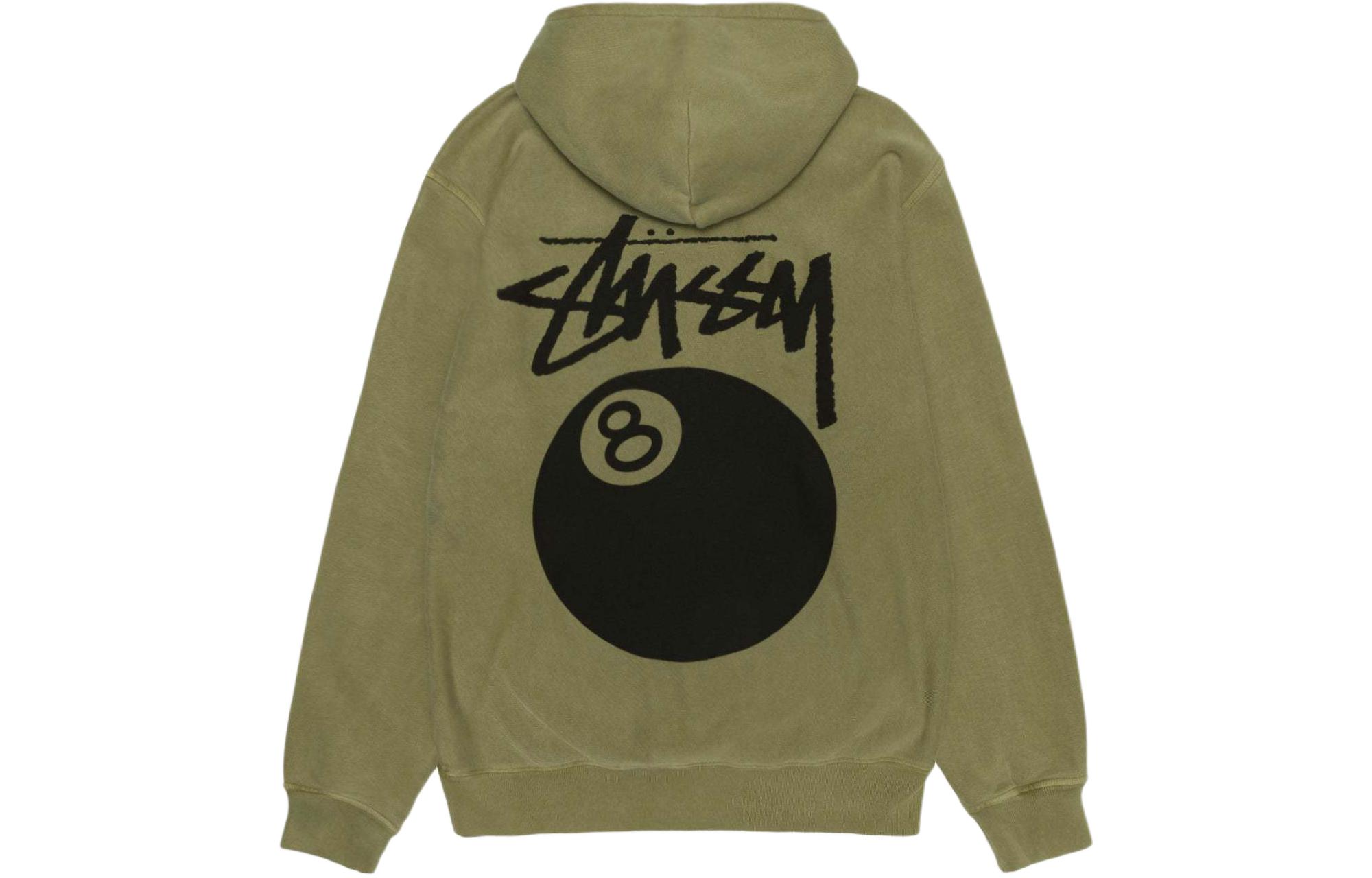 Order Stüssy Stussy SS24 Vintage Print Loose Zip Hoodie Unisex American Retro Style 1975022