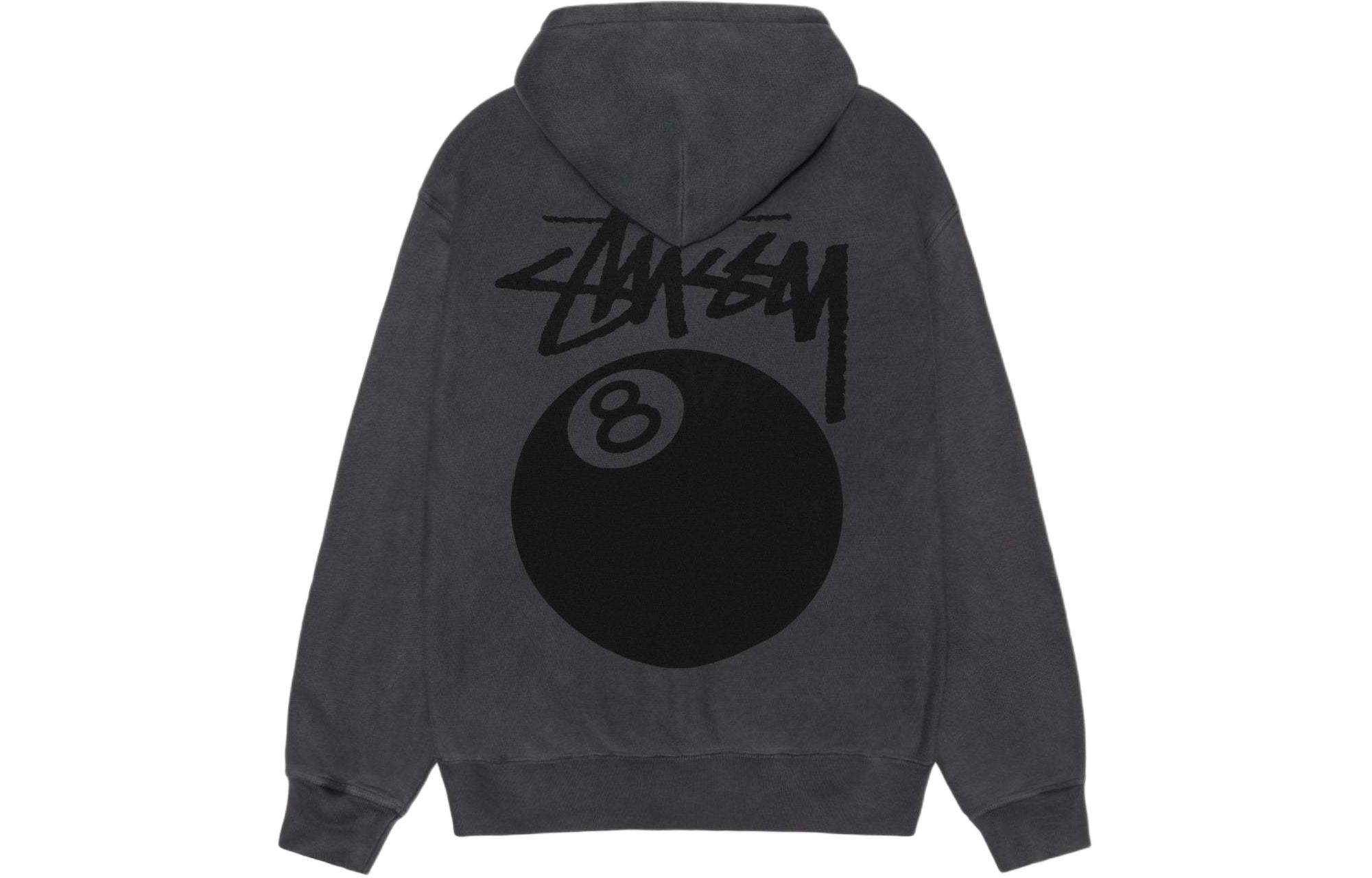 Shop Stüssy Stussy SS24 Vintage Print Loose Zip Hoodie Unisex American Retro Style 1975022