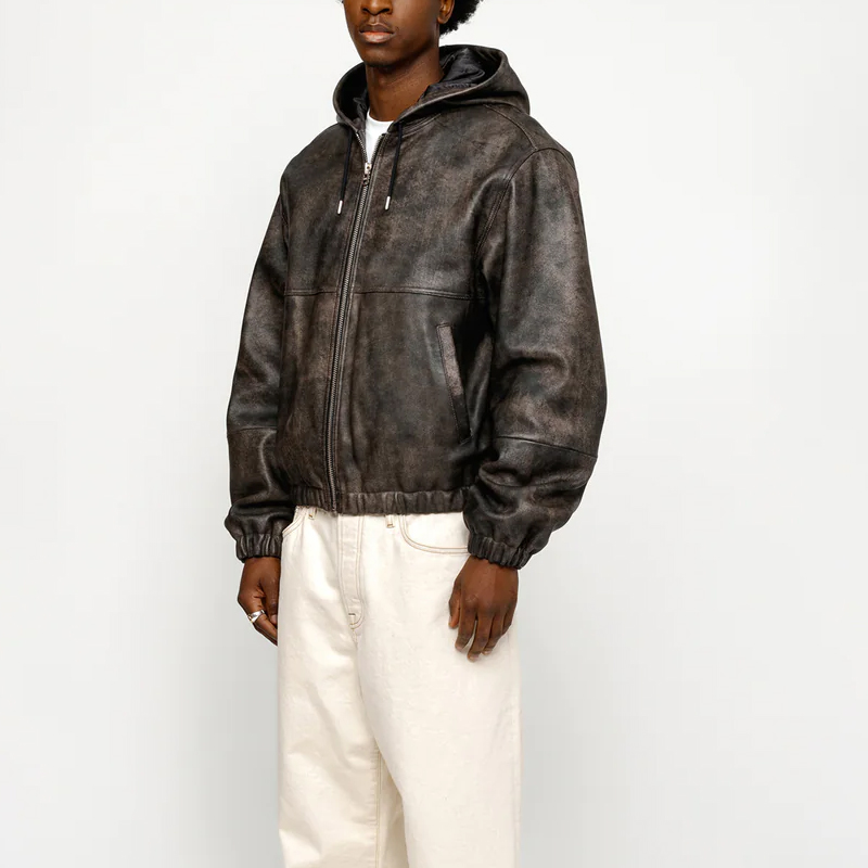 Stüssy Stussy SS24 Washed Camo Embroidered Vintage Hoodie Jacket Unisex 115775 圖 11