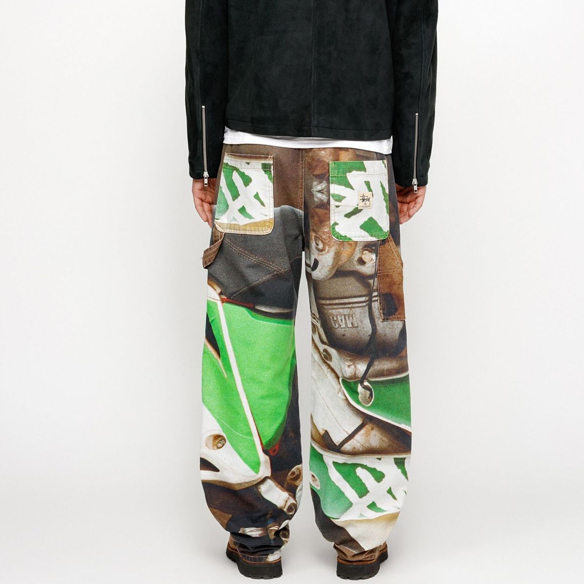 Purchase Stüssy SS24 Work Pant Canvas Baja Print Unisex Fit - Pelbagai Warna Vintage. 116654