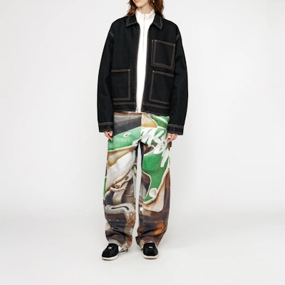 Stüssy SS24 Work Pant Canvas Baja Print Unisex Fit - Pelbagai Warna Vintage. 116654 Cheap Stüssy SS24 Work Pant Canvas Baja Print Unisex Fit - Pelbagai Warna Vintage. 116654