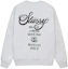Shop Stüssy SS24 世界巡回复古字母印花羊毛衫圆领卫衣 男女同款 3913860