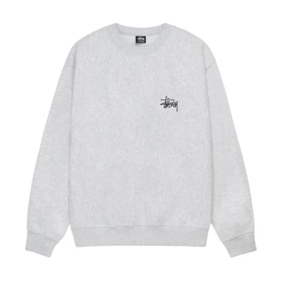 Stüssy Stussy SS25 Basic Logo Crewneck Retro Loose Pullover Sweatshirt Unisex 1915000