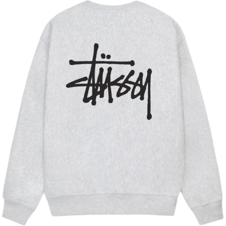 Stüssy Stussy SS25 Basic Logo Crewneck Retro Loose Pullover Sweatshirt Unisex 1915000 圖 3