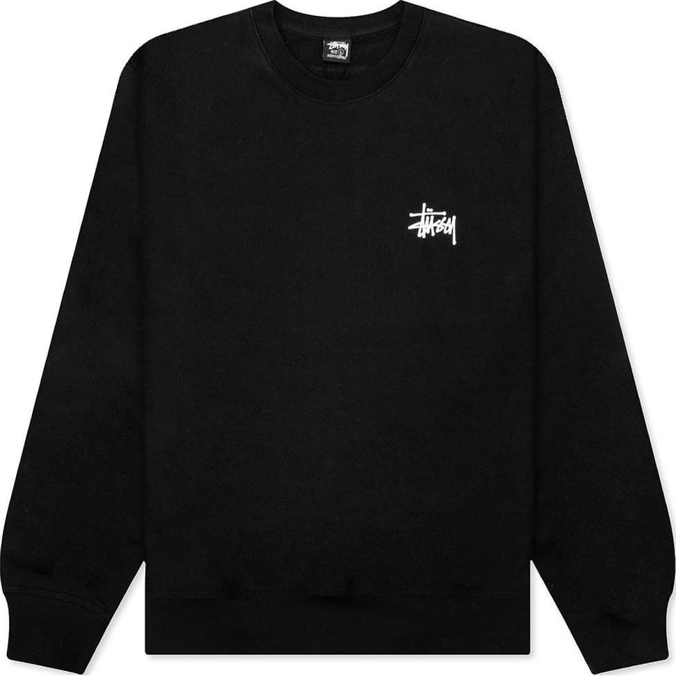 Stüssy Stussy SS25 Basic Logo Crewneck Retro Loose Pullover Sweatshirt Unisex 1915000 圖 4
