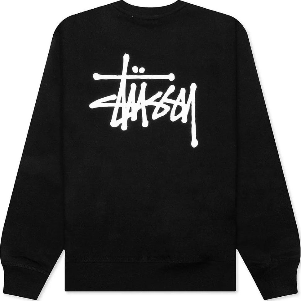 Stüssy Stussy SS25 Basic Logo Crewneck Retro Loose Pullover Sweatshirt Unisex 1915000 圖 5