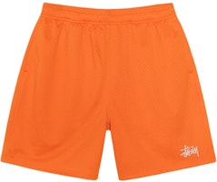 Stüssy Stussy SS25 Basic Mesh Shorts Embroidered Loose-Fit Retro Unisex Casual Shorts 112335 Stüssy Stussy SS25 Basic Mesh Shorts Embroidered Loose-Fit Retro Unisex Casual Shorts 112335