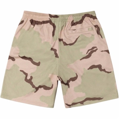 Stüssy Stussy SS25 Basic Mesh Shorts Embroidered Loose-Fit Retro Unisex Casual Shorts 112335 Lookbook Stüssy Stussy SS25 Basic Mesh Shorts Embroidered Loose-Fit Retro Unisex Casual Shorts 112335