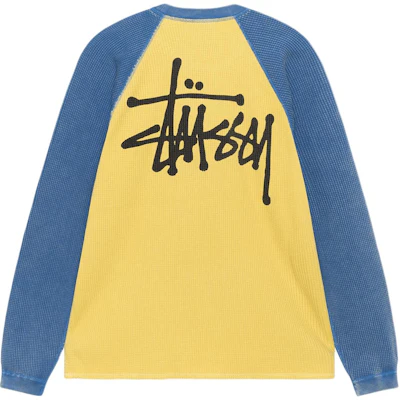 Stüssy SS25 Basic Thermal 2-Tone Raglan Lengan Panjang Unisex. 1140362 Buy Stüssy SS25 Basic Thermal 2-Tone Raglan Lengan Panjang Unisex. 1140362