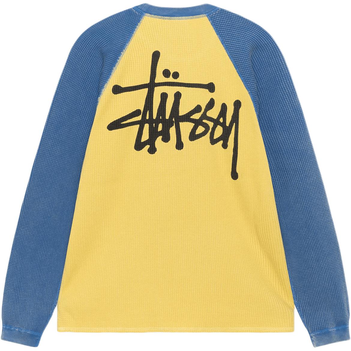 Stüssy Stussy SS25 Basic Thermal 2-Tone Raglan Long Sleeve Tee Unisex. 1140362