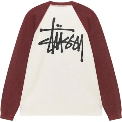 Stüssy SS25 Basic Thermal 2-Tone Raglan Lengan Panjang Unisex. 1140362 Order Stüssy SS25 Basic Thermal 2-Tone Raglan Lengan Panjang Unisex. 1140362