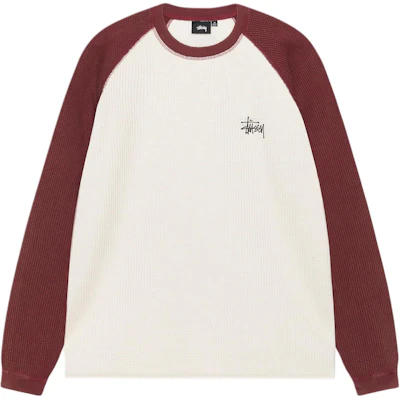 Stüssy SS25 Basic Thermal 2-Tone Raglan Lengan Panjang Unisex. 1140362 Lookbook Stüssy SS25 Basic Thermal 2-Tone Raglan Lengan Panjang Unisex. 1140362