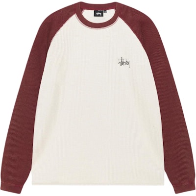 Stüssy Stussy SS25 Basic Thermal 2-Tone Raglan Long Sleeve Tee Unisex. 1140362 Lookbook Stüssy Stussy SS25 Basic Thermal 2-Tone Raglan Long Sleeve Tee Unisex. 1140362