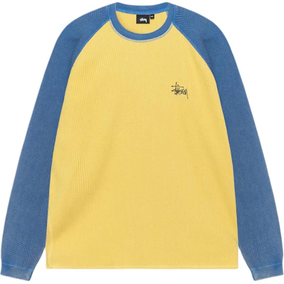 Stüssy SS25 Basic Thermal 2-Tone Raglan Lengan Panjang Unisex. 1140362 Sizing Stüssy SS25 Basic Thermal 2-Tone Raglan Lengan Panjang Unisex. 1140362