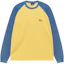 Sizing Stüssy SS25 Basic Thermal 2-Tone Raglan Lengan Panjang Unisex. 1140362