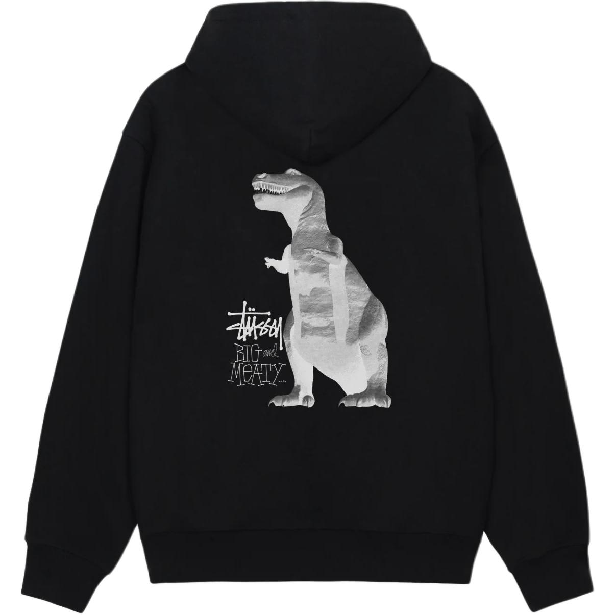 Stüssy Stussy SS25 Big & Meaty Dinosaur Zip Hoodie Retro Unisex Sweatshirt. 1975133