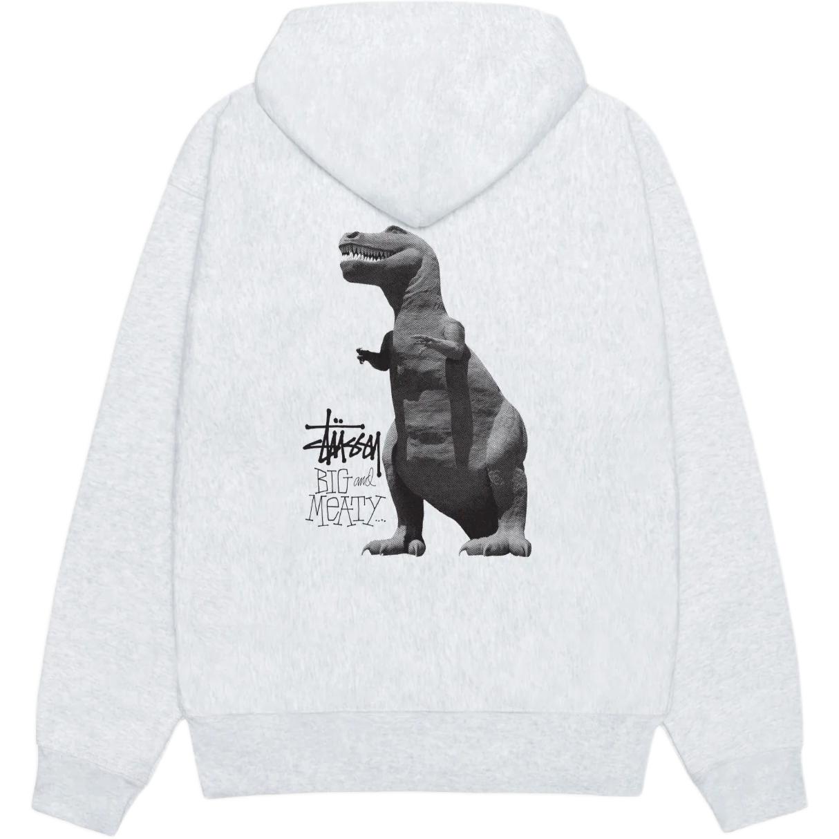 Order Stüssy SS25 大而厚重恐龍拉鍊連帽衫 復古中性款衛衣. 1975133