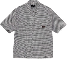 Stüssy Stussy SS25 Crinkled Check Short Sleeve Shirt Unisex Logo Design. 1110371 Stüssy Stussy SS25 Crinkled Check Short Sleeve Shirt Unisex Logo Design. 1110371
