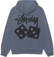 Cheap Stüssy Stussy SS25 Dice Print Oversized Zip Hoodie Unisex American Vintage Style. 1975077