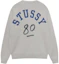 Shop Stüssy Stussy SS25 Handwritten Logo Ribbed Crewneck Vintage Sweater Unisex. 117263