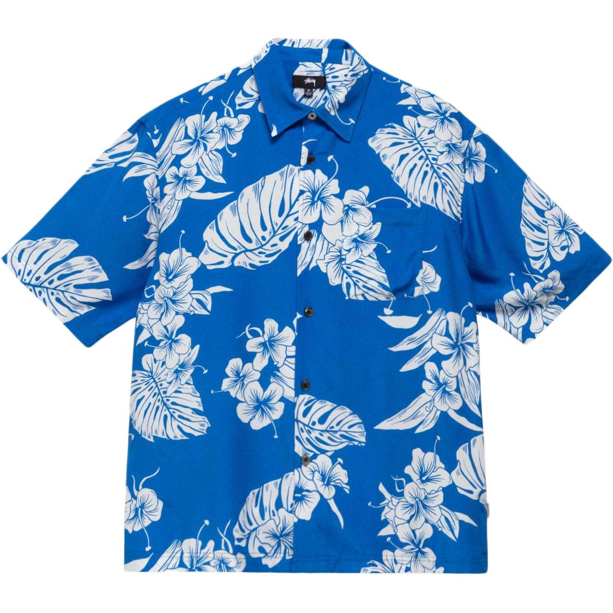 Stüssy Stussy SS25 Hawaiian Floral Button-Up Short Sleeve Shirt Unisex. 1110361