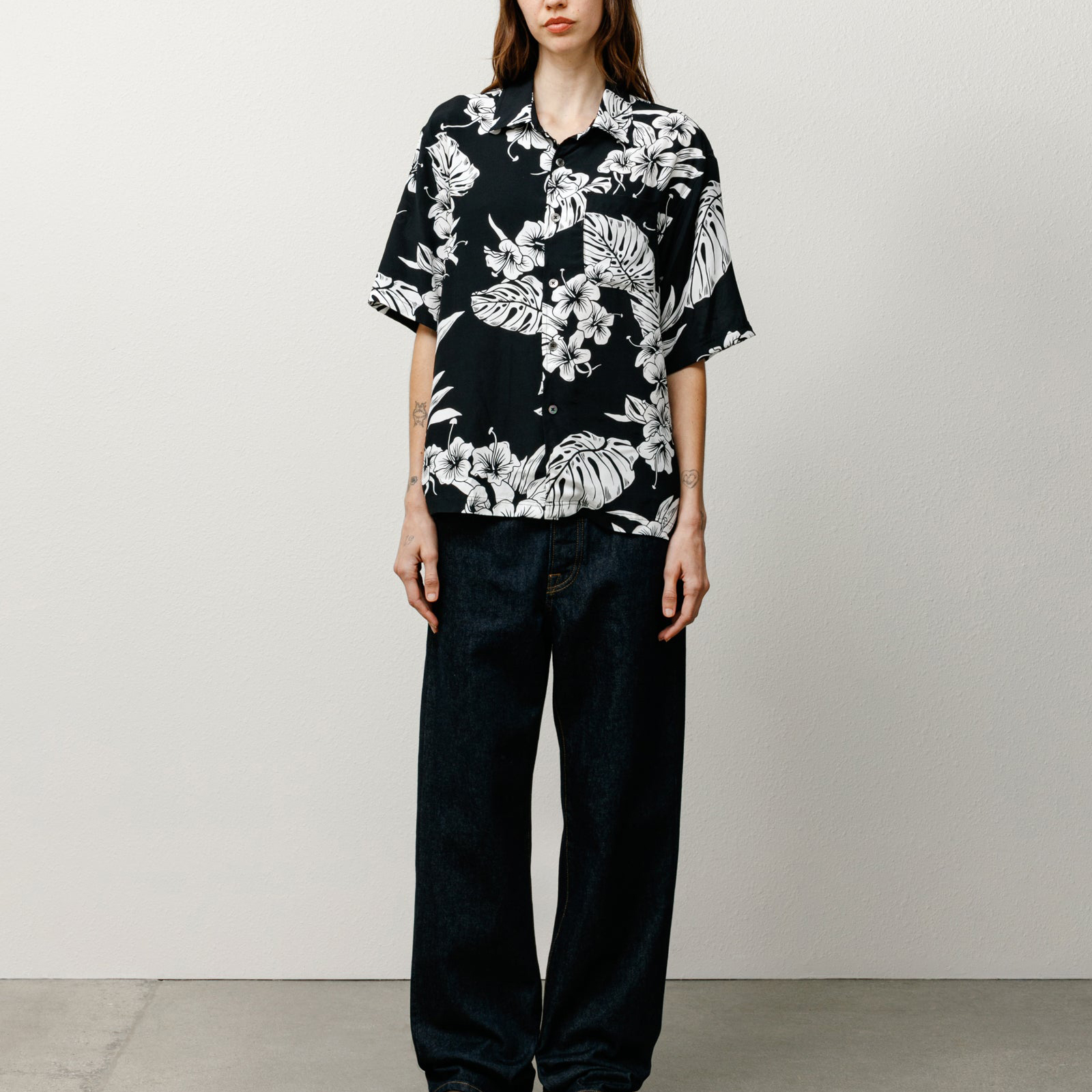 Stüssy Stussy SS25 Hawaiian Floral Button-Up Short Sleeve Shirt Unisex. 1110361 圖 11