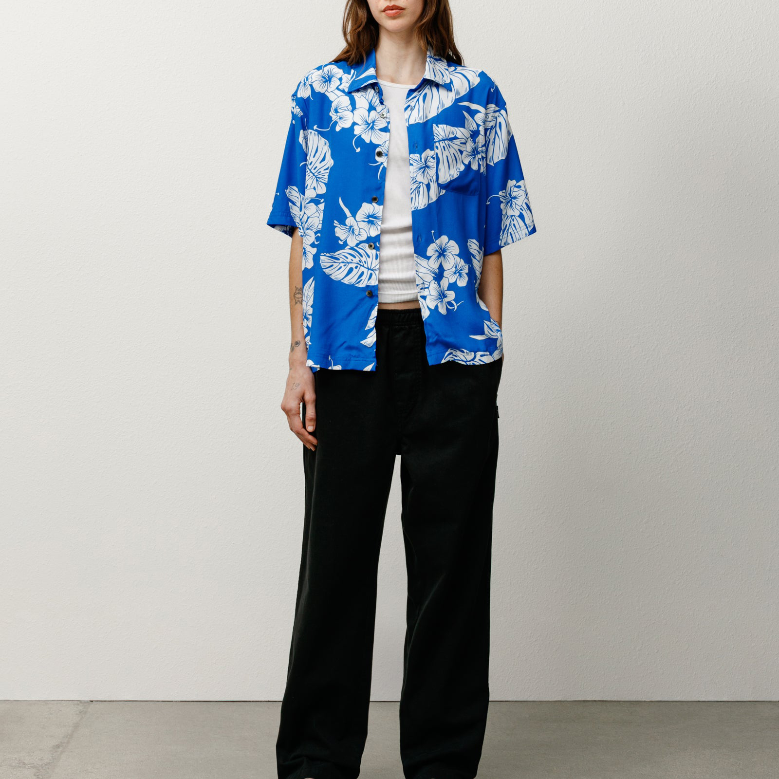 Stüssy Stussy SS25 Hawaiian Floral Button-Up Short Sleeve Shirt Unisex. 1110361 圖 6