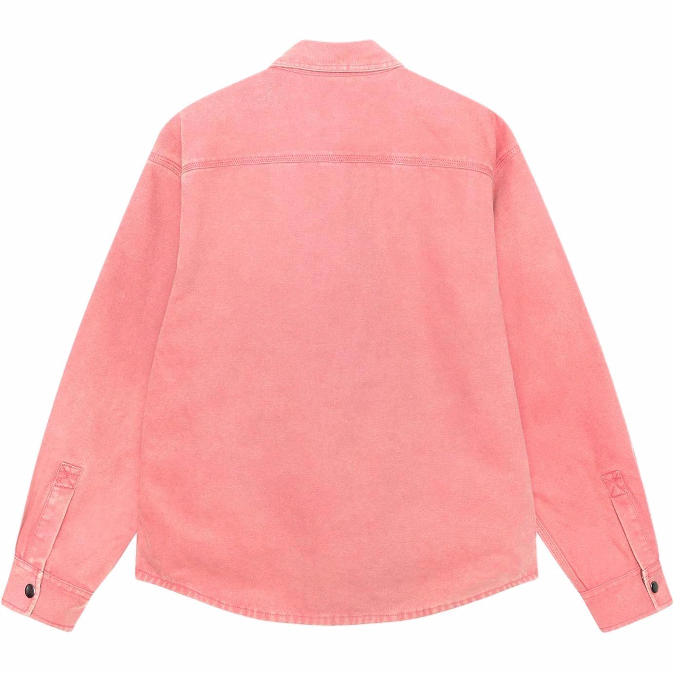 Stüssy Stussy SS25 Heavy Washed Canvas Shirt Vintage Unisex Design with Chest Pocket. 1110355 圖 5