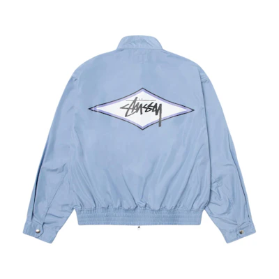 Stüssy Stussy SS25 Loose Fit Zip-Up Jacket with Letter Print and Flap Pockets Unisex 115850