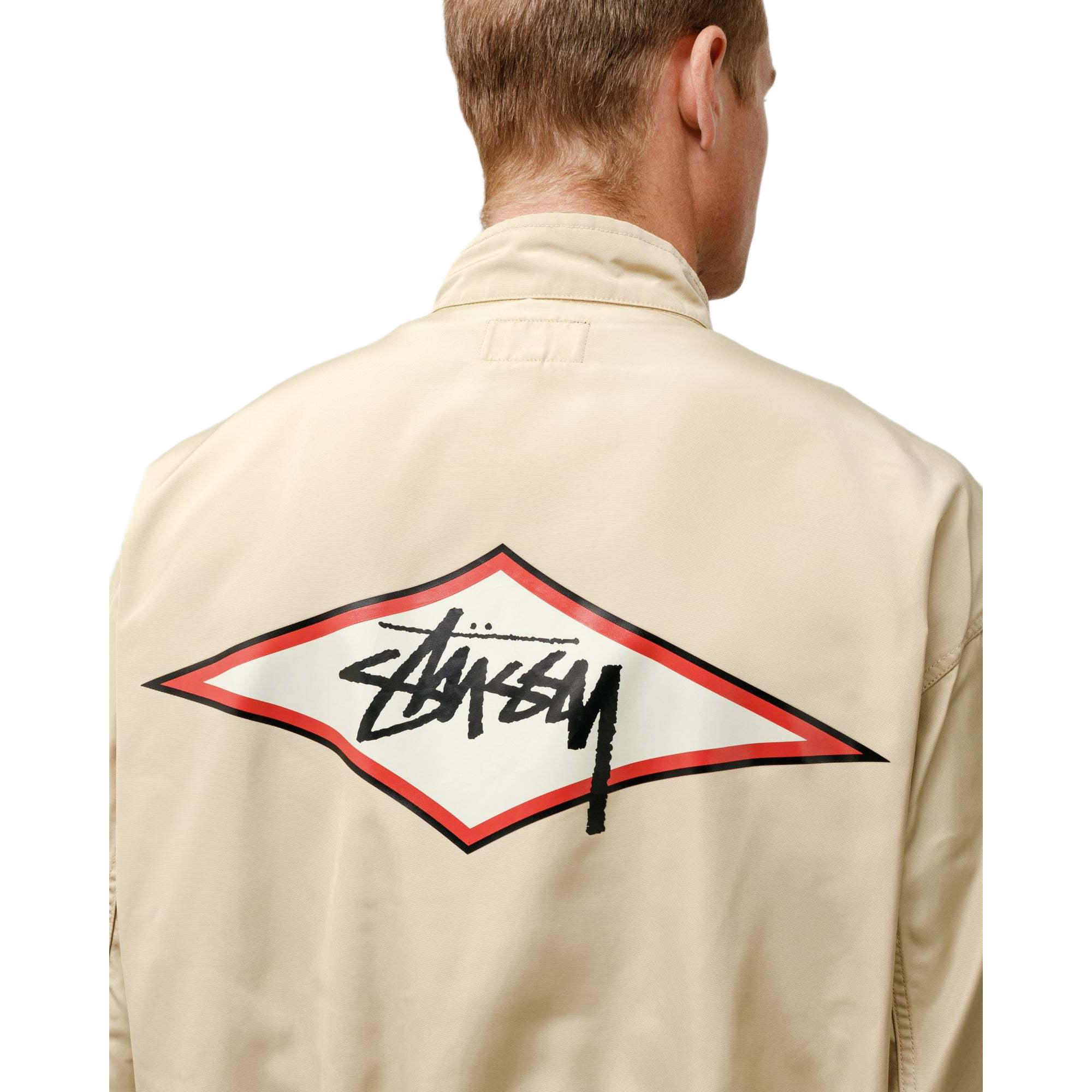 Stüssy Stussy SS25 Loose Fit Zip-Up Jacket with Letter Print and Flap Pockets Unisex 115850 圖 13
