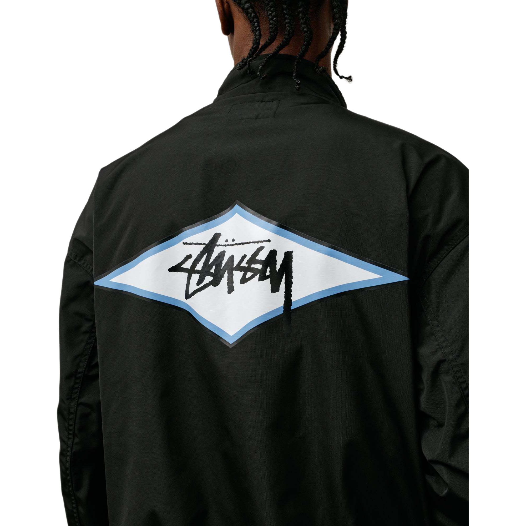 Stüssy Stussy SS25 Loose Fit Zip-Up Jacket with Letter Print and Flap Pockets Unisex 115850 圖 4
