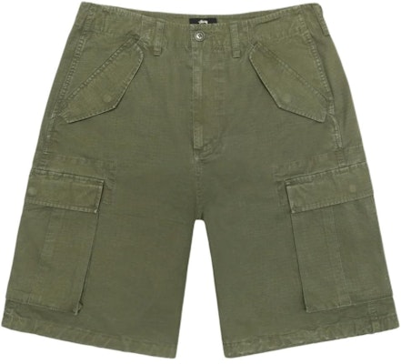 Stüssy Stussy SS25 Relaxed Fit Cargo Shorts with Back Pocket Logo Unisex. 112338 2