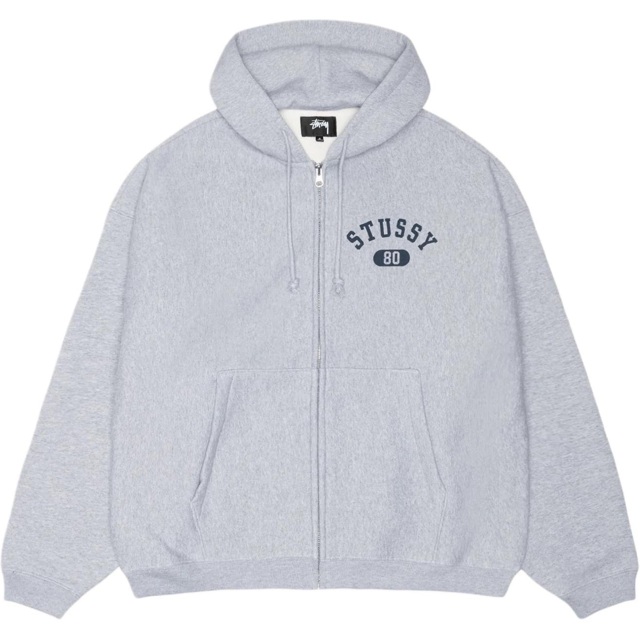 Stüssy Stussy SS25 Varsity Zip Hoodie Unisex with Chest Logo Design. 118589 圖 2
