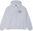 Order Stüssy Stussy SS25 男女連帽外套 胸前Logo設計 大學風拉鍊夾克. 118589