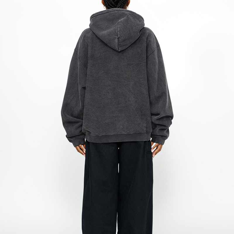 Stüssy Stussy SS25 Zip Hoodie Faded Graphic Logo Vintage Style Unisex Pullover. 118553 圖 13