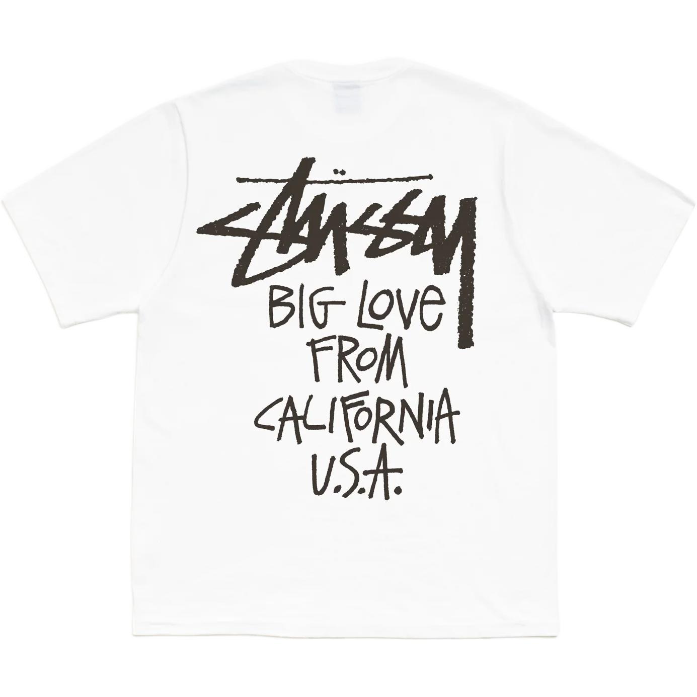 Stüssy Stussy SS26 Big Love Tee Graffiti Logo Casual Unisex Oversized T-Shirt 1905218