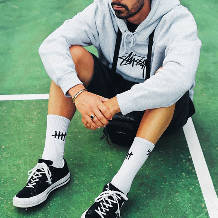 Stüssy Stussy Stock Logo Classic Embroidered Hoodie Unisex Winter Retro Fleece Sweater. 118366 圖 13