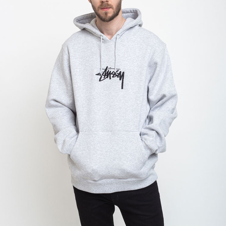 Stüssy Stussy Stock Logo Classic Embroidered Hoodie Unisex Winter Retro Fleece Sweater. 118366 圖 14
