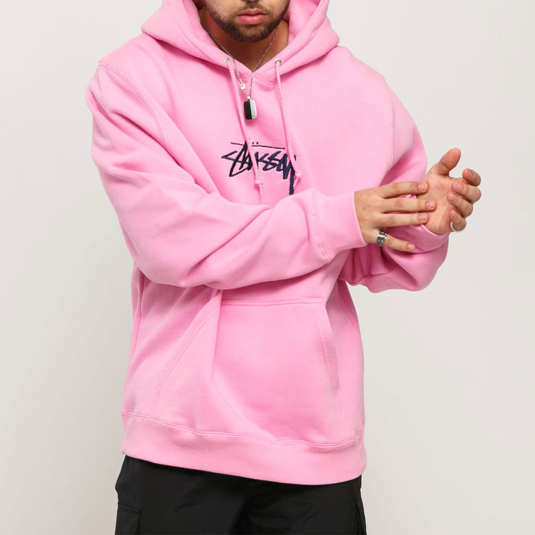Stüssy Stussy Stock Logo Classic Embroidered Hoodie Unisex Winter Retro Fleece Sweater. 118366 圖 18