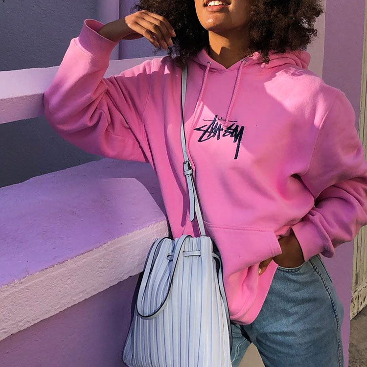 Stüssy Stussy Stock Logo Classic Embroidered Hoodie Unisex Winter Retro Fleece Sweater. 118366 圖 19