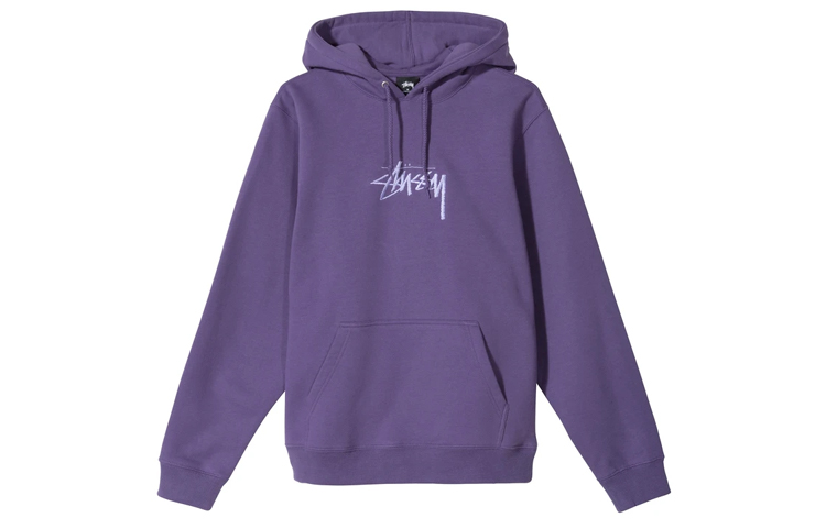 Stüssy Stussy Stock Logo Classic Embroidered Hoodie Unisex Winter Retro Fleece Sweater. 118366 圖 2