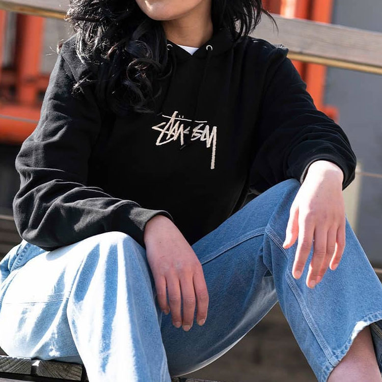 Stüssy Stussy Stock Logo Classic Embroidered Hoodie Unisex Winter Retro Fleece Sweater. 118366 圖 8