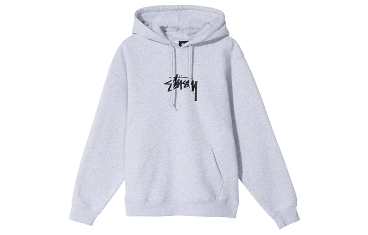 Stüssy Stussy Stock Logo Classic Embroidered Hoodie Unisex Winter Retro Fleece Sweater. 118366 圖 10