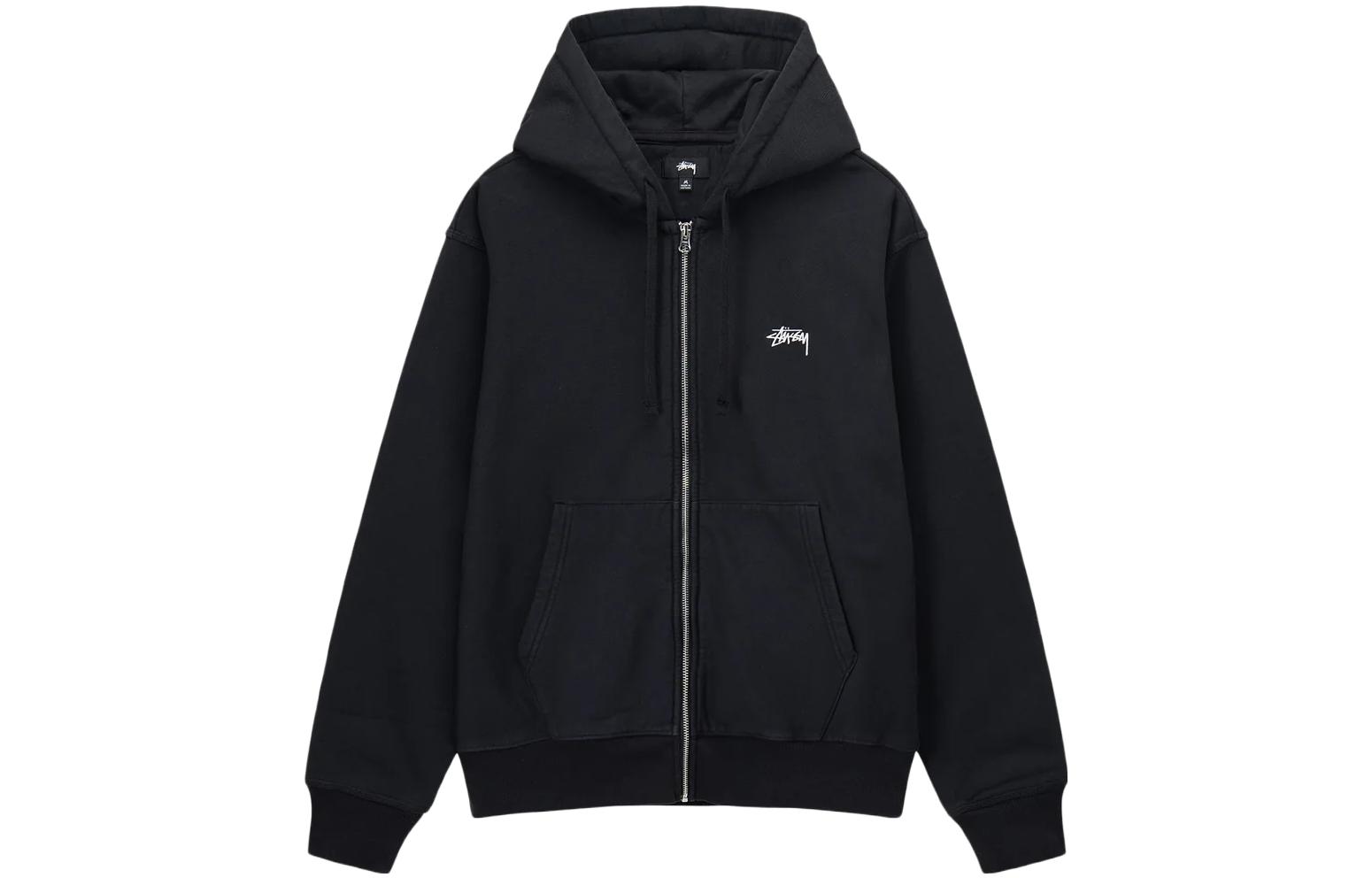 Stüssy Stussy Stock Logo Zip Hoodie Embroidered Lettering Vintage Unisex Sweatshirt. 118533 圖 18