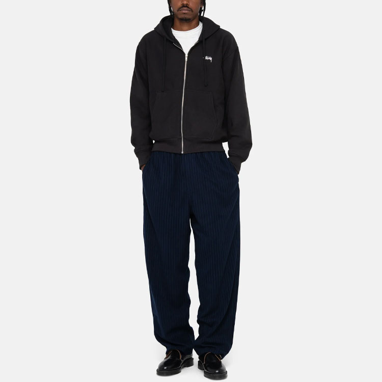 Stüssy Stussy Stock Logo Zip Hoodie Embroidered Lettering Vintage Unisex Sweatshirt. 118533 圖 20